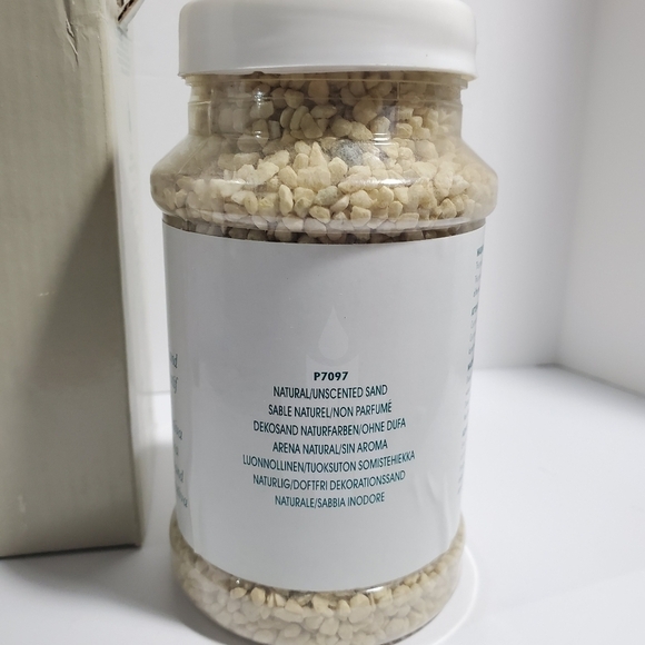 NIB Partylite P7097 2lbs Natural unscented Sand candle decor - Picture 2 of 8